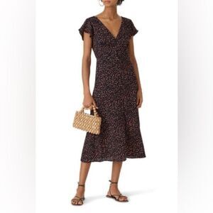BB Dakota Heavy Petals Midi Length Dress